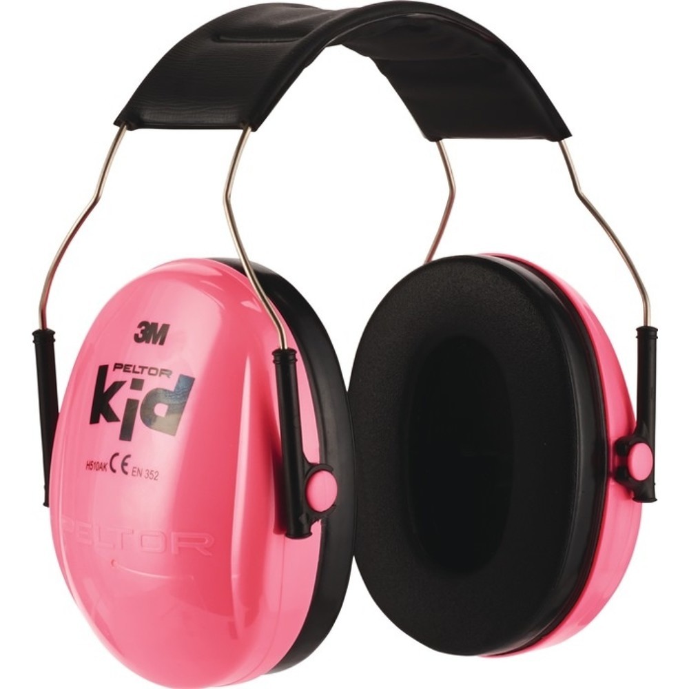 Image of  prüfpflichtig: ja3M Kapselgehörschutz H510AK, Kopfbügel pink, EN 352 SNR 27 dB, für Kinder 3M Kapselgehörschutz H510AK, Kopfbügel pink, EN 352 SNR 27 dB, für Kinder