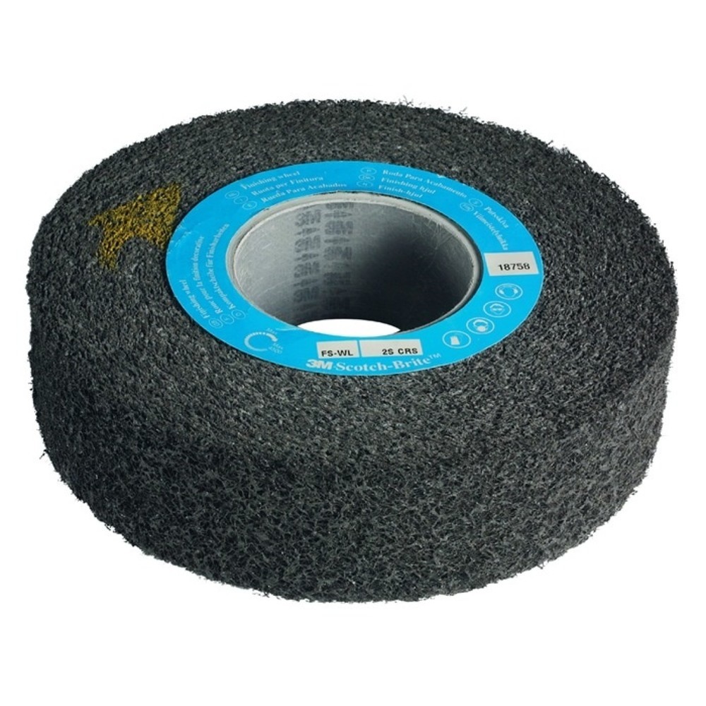 Image of  max. Drehzahl: 6000min-¹3M Schleifbockfinishkompaktscheibe FS-WL, Ø152xB25,4x25,4mm 6 superfine, Faservlies 3M Schleifbockfinishkompaktscheibe FS-WL, Ø152xB25,4x25,4mm 6 superfine, Faservlies