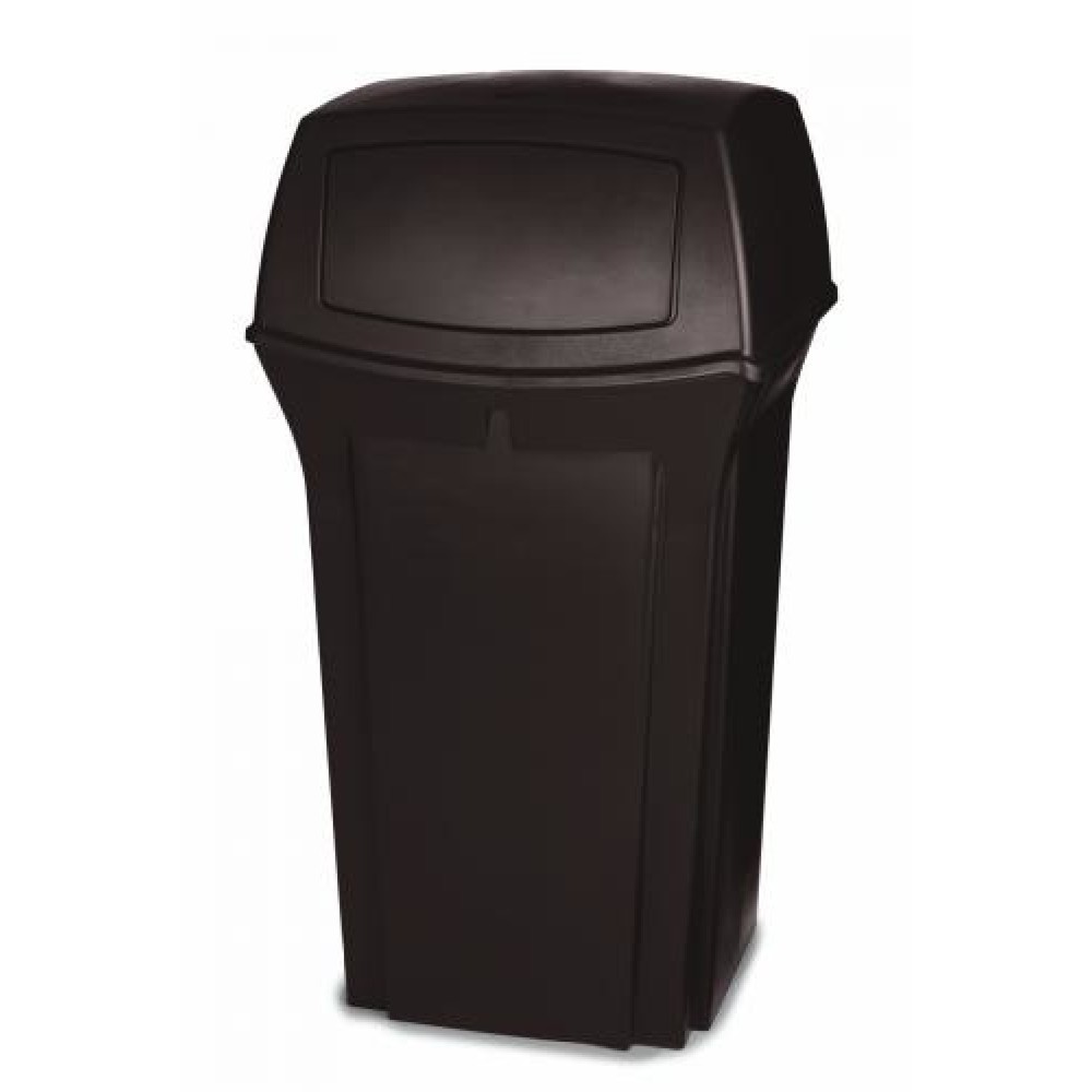 Image of Widerstandsfähiger Abfallbehälter in modernem Design Der Abfallcontainer Rubbermaid Ranger® bietet Ihnen die Möglichkeit, Abfall sauber und effektiv zu entsorgen. Grosszügige Behälter-Öffnungen ermöglichen eine schnelle und benutzerfreundliche Handhabung.