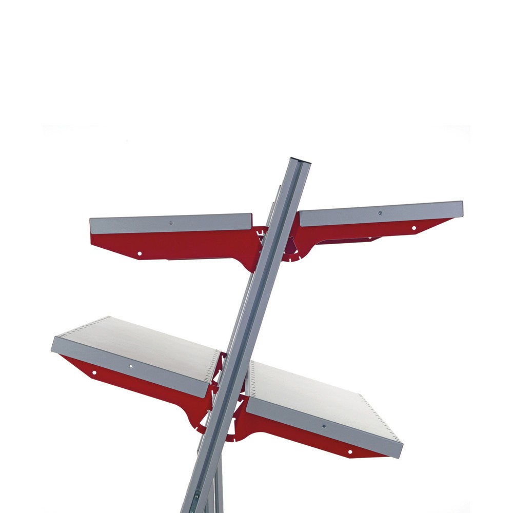 Image of  Inkl. 2 TrägerarmenAblageboden für Komplettpackplatz BASIC, BxT 1.000 x 200 mm Ablageboden für Komplettpackplatz BASIC, BxT 1.000 x 200 mm