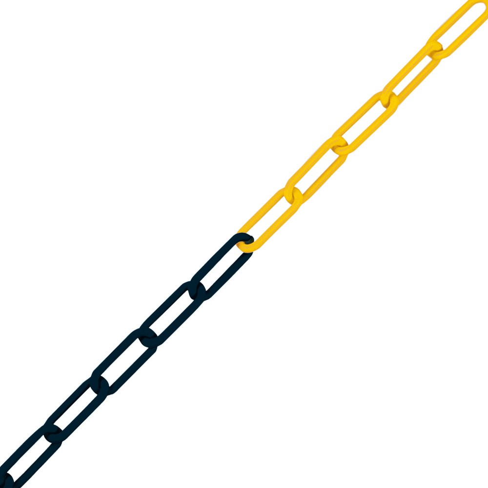 Image of  In unterschiedlichen Farben und Längen erhältlichAbsperrkette, Nylon, Stärke 8 mm, Länge 25 m, schwarz/gelb Absperrkette, Nylon, Stärke 8 mm, Länge 25 m, schwarz/gelb