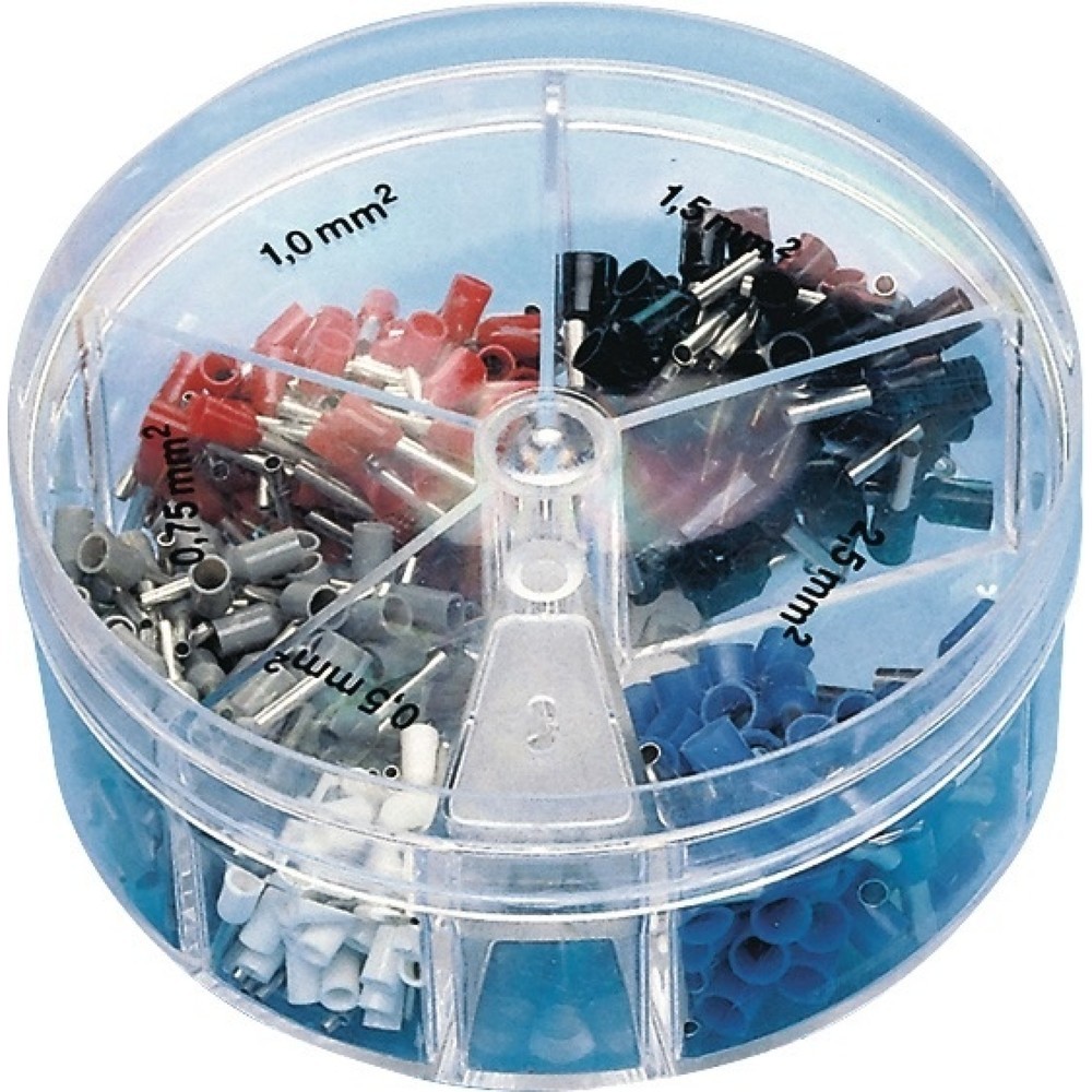 Image of  Material: KupferAderendhülsenbox 100tlg.4,00-16,00 mm² Ku.-Box Aderendhülsenbox 100tlg.4,00-16,00 mm² Ku.-Box