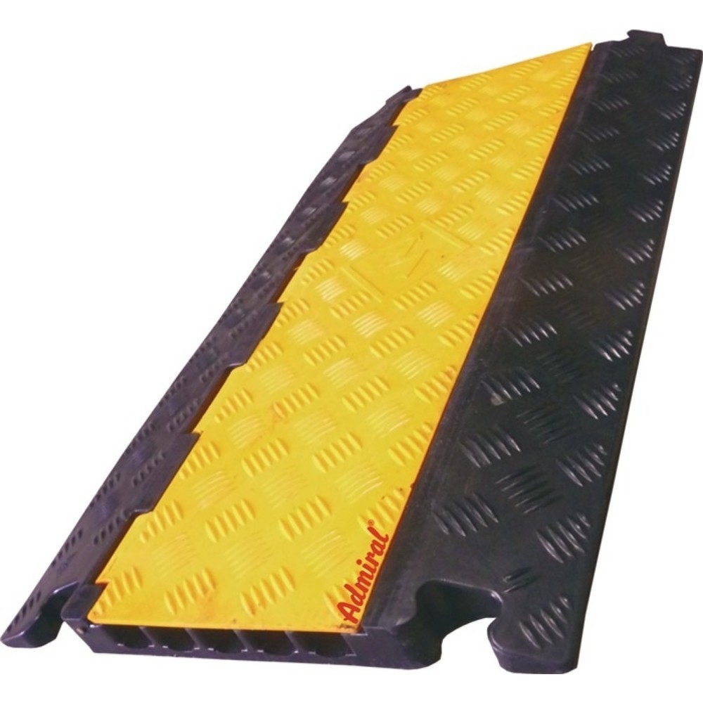 Image of  Tragkraft auch für schwere LKW (nicht für Gabelstapler geeignet)ADMIRAL Schlauch- und Kabelkanal Admi®Canal 698-019-5, Gummi, L900xB500xH50mm, 5 Kanäle à 34 mm ADMIRAL Schlauch- und Kabelkanal Admi®Canal 698-019-5, Gummi, L900xB500xH50mm, 5 Kanäle à 34 m