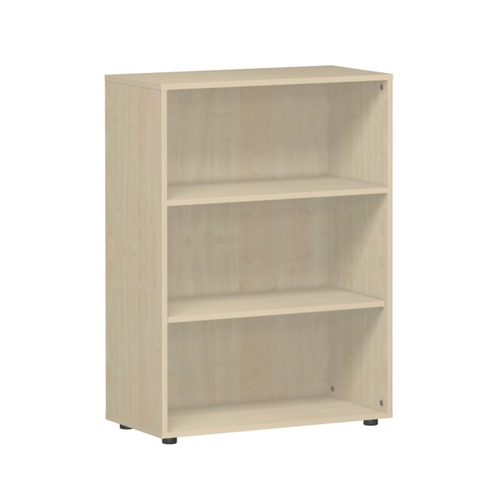 Image of  Masse H x B x T mm: 1808 x 800 x 400; Rückwand Stärke mm: 3; Einlegeböden verstellbar im Rasten von mm: 32; Farbe: BucheAktenregal Lissabon, 3 Ordnerhöhen, Ahorn Aktenregal Lissabon, 3 Ordnerhöhen, Ahorn