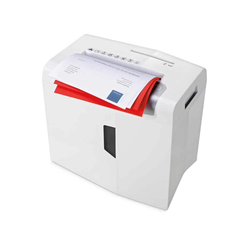 Image of Sicher und komfortabel mit Anti-Papierstau-Funktion Daten vernichten Der Aktenvernichter HSM shredstar X8 zeichnet sich durch seine kompakte Bauweise und ein modernes Design aus. Er schreddert Papier mühelos und sicher. In dem separaten CD-Schneidewerk ze