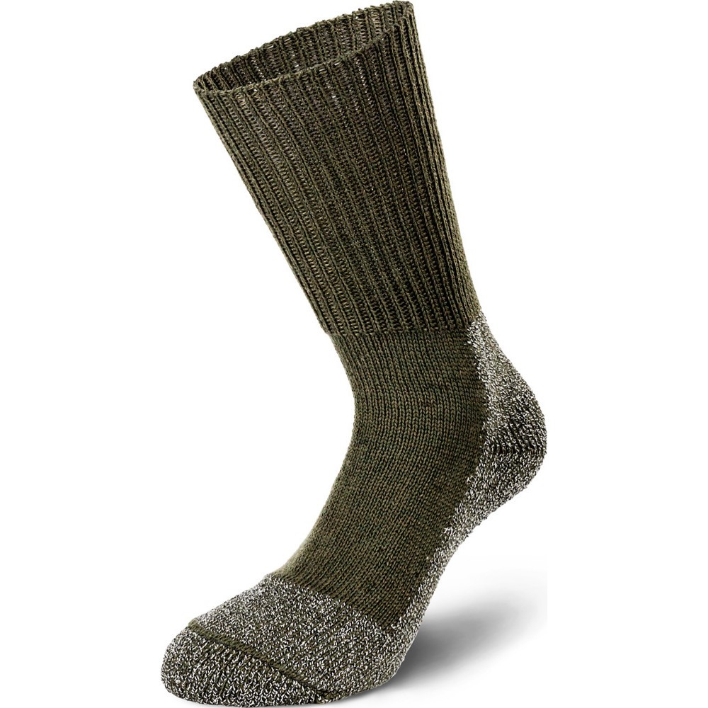 Image of Das warme Wollgemisch der GUARD Arbeitssocke mit Polsterzonen im Fersen- und Zehenbereich ist ideal für Gummistiefel und Sicherheitsschuhe. Der breite Komfortbund schneidet nicht ein. albatros Arbeitssocke GUARD, grau, Grösse 39/41 albatros Arbeitssocke G