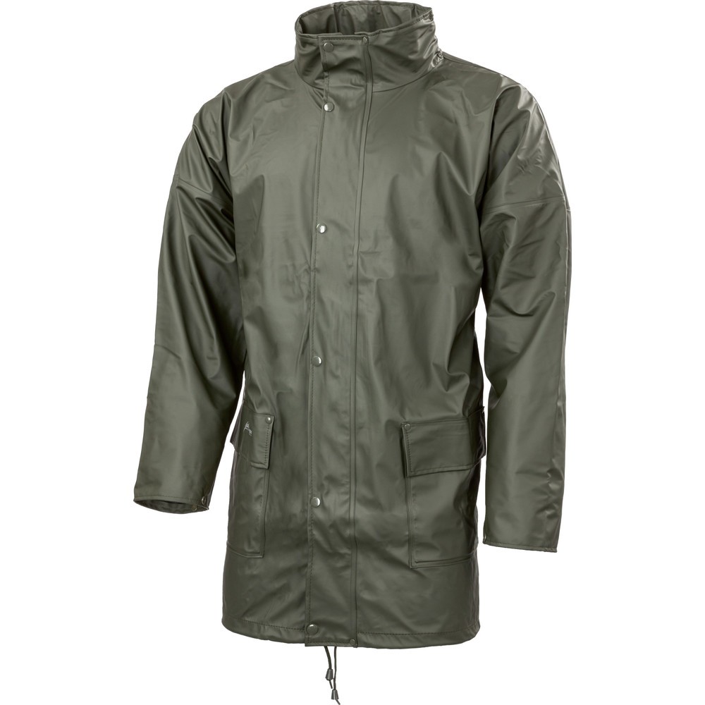 Image of  Verfügbare Grössen: S- 3XLAlbatros FAHRENHEIT JKT PU-Stretch-Regenjacke Grösse 2XL, oliv Albatros FAHRENHEIT JKT PU-Stretch-Regenjacke Grösse 2XL, oliv