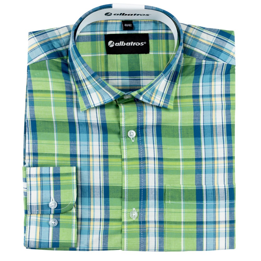 Image of  Grösse: 49/50albatros Hemd BRONZE, 1/1 Arm, dunkelblau, Grösse 39/40 albatros Hemd BRONZE, 1/1 Arm, dunkelblau, Grösse 39/40