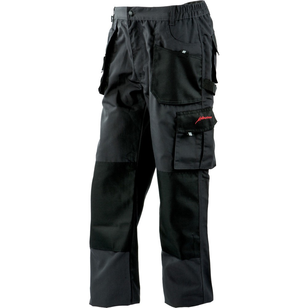 Image of ALLROUND BLACK - die Klassiker aus unserer Workwear! Die Bundhose ist dein praktischer Begleiter im Arbeitsalltag. Hergestellt aus strapazierfähigem Canvas mit robusten Polyester Oxford Besätzen lässt sie dich auch während langen, anstrengenden Arbeitstag