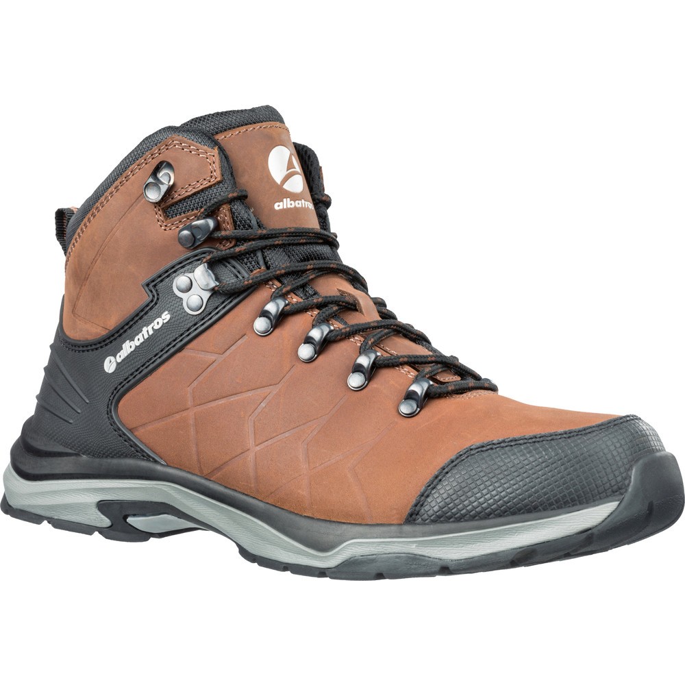 Image of Rutschfest, gut gefedert und standsicher arbeiten: mit dem Berufsschuh von Albatros Der Albatros Berufsschuh bewahrt Sie und Ihre Füsse bei Arbeiten mit niedrigem Gefahrenpotential zuverlässig vor Verletzungen und Ermüdung – und das nach EN ISO 20347:2012