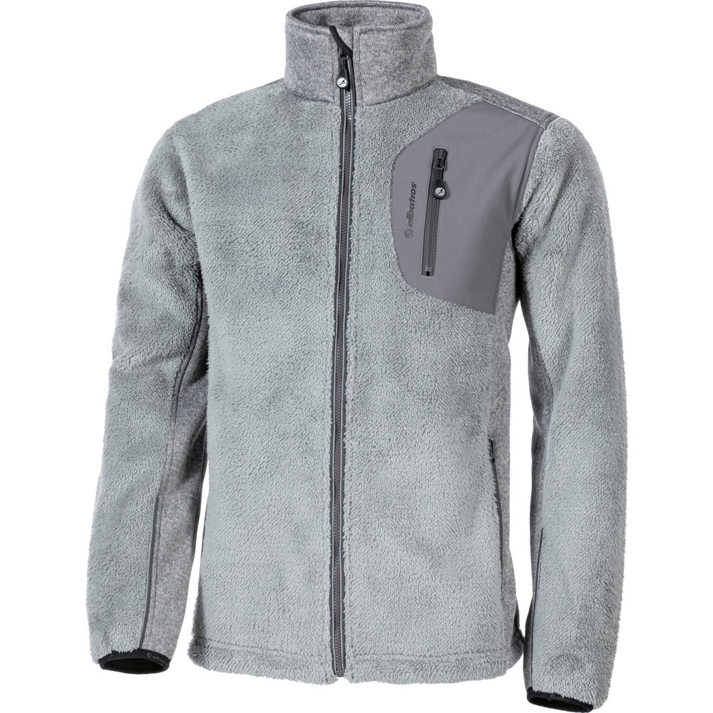 Image of  Verfügbare Grössen: S- 3XLAlbatros PILE Strick-/Fleecejacke Grösse 2XL, grau Albatros PILE Strick-/Fleecejacke Grösse 2XL, grau