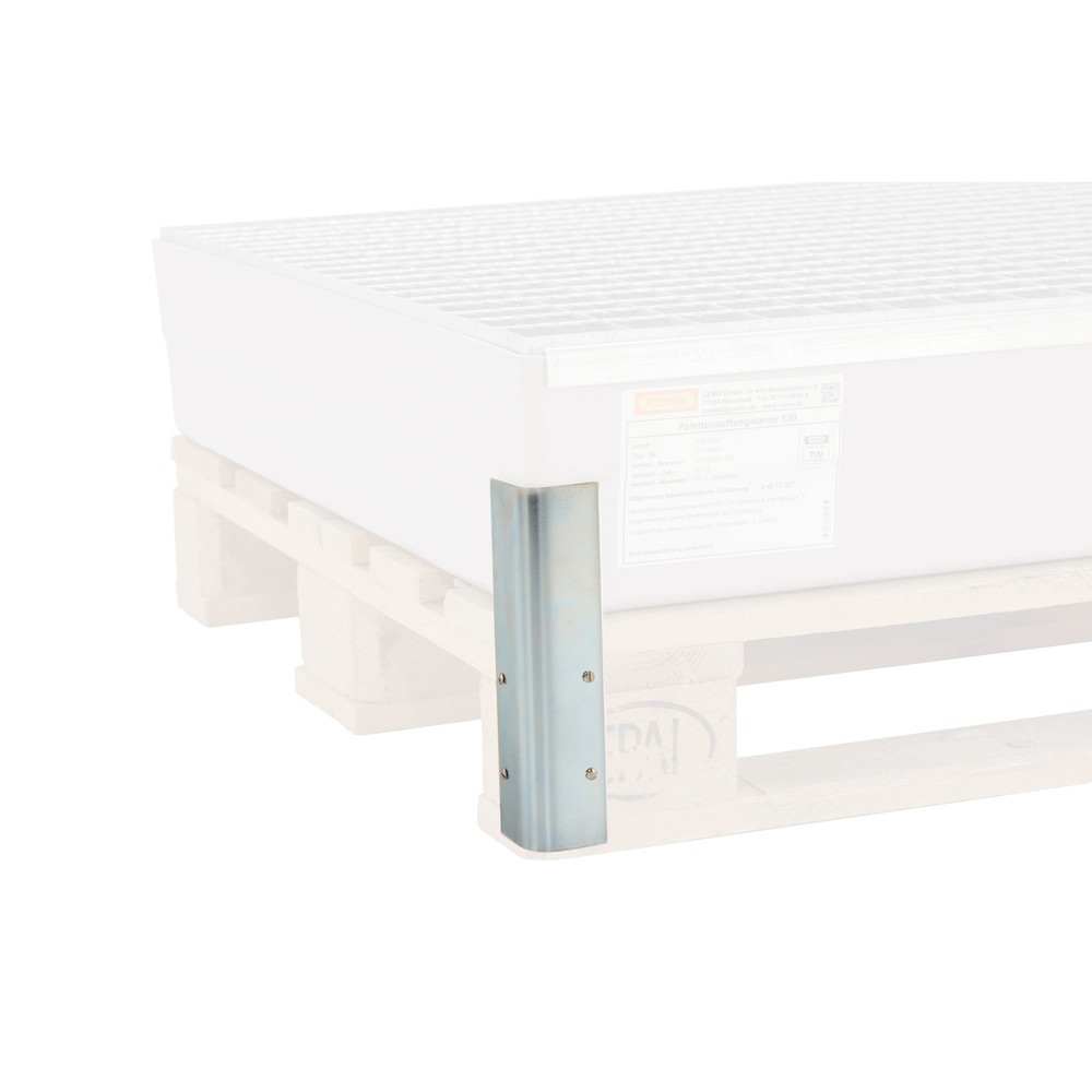 Image of  Für die einfache Selbstmontage konzipiertAnschraubwinkel für Auffangwanne CEMO inkl. Schrauben Anschraubwinkel für Auffangwanne CEMO inkl. Schrauben