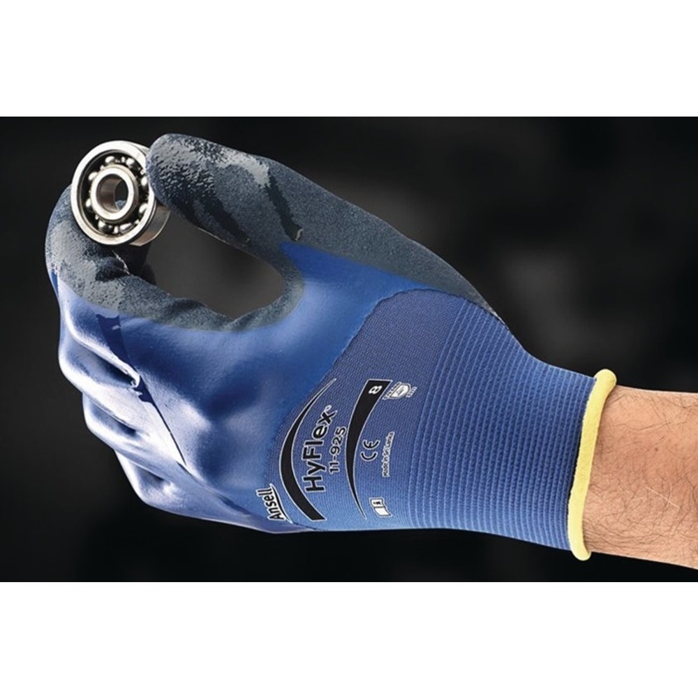 Image of  Norm: EN 388ANSELL Handschuhe HyFlex® 11-925 Gr.10 blau EN ANSELL Handschuhe HyFlex® 11-925 Gr.10 blau EN