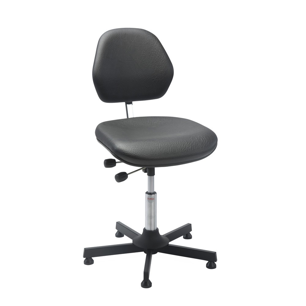 Image of Arbeitsdrehstuhl Aktiv Ambla für flexibles Sitzen Der Arbeitsdrehstuhl Aktiv Ambla ist ein ergonomischer Arbeitsstuhl mit einer Rückenlehne aus PU-Schaum (Polyurethan) und abwaschbarem Kunstleder. Der Sitz des Stuhls besteht aus schlagfestem Kunststoff un