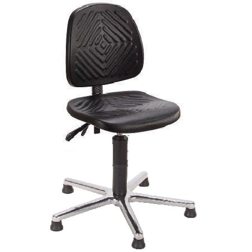 Image of Komfortabler Drehstuhl für belastungsarmes Sitzen Der Arbeitsdrehstuhl Chrom II bietet hohen Sitzkomfort und gesundheitsförderliche Ergonomie. Dank vielfältiger Einstellmöglichkeiten der grossen Rückenlehne sowie der ergonomischen Sitzfläche passen Sie de