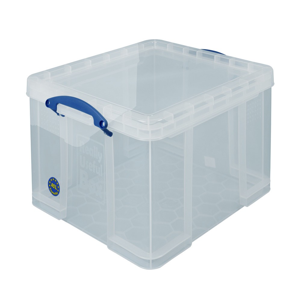 Image of Für Transparenz in der Aufbewahrung: Die Aufbewahrungsbehälter Really Useful Box® Diese stabilen und vielseitig einsetzbaren Kunststoffbehälter sind ideal zum Aufbewahren und Archivieren von Unterlagen, Montagematerial und Arbeitsutensilien. Die stapelbar