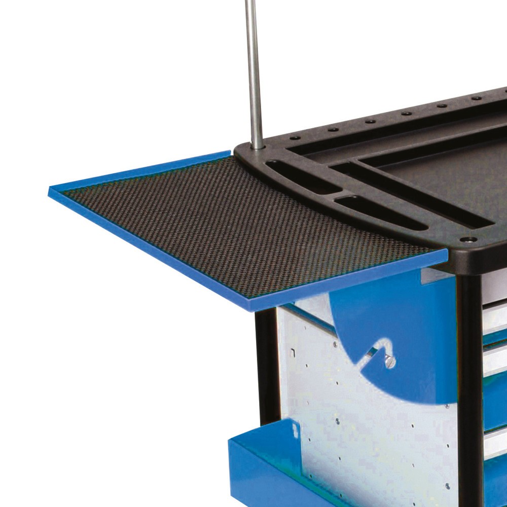 Image of  Inklusive Halterung für PapierrollenAuflagetablar für Bedrunka+Hirth Werkstattwagen Maxmobile, BxT 435 x 200 mm Auflagetablar für Bedrunka+Hirth Werkstattwagen Maxmobile, BxT 435 x 200 mm