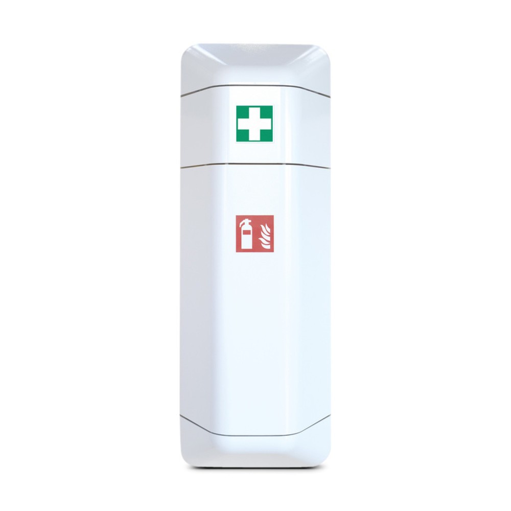Image of  Leicht zu öffnenAufsatz Verbandskasten für Feuerlöscher-Aufbewahrungsschrank, weiss Aufsatz Verbandskasten für Feuerlöscher-Aufbewahrungsschrank, weiss
