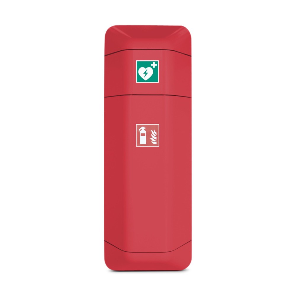 Image of  Leicht zu öffnenAufsatz Verbandskasten für Feuerlöscher-Aufbewahrungsschrank, rot Aufsatz Verbandskasten für Feuerlöscher-Aufbewahrungsschrank, rot