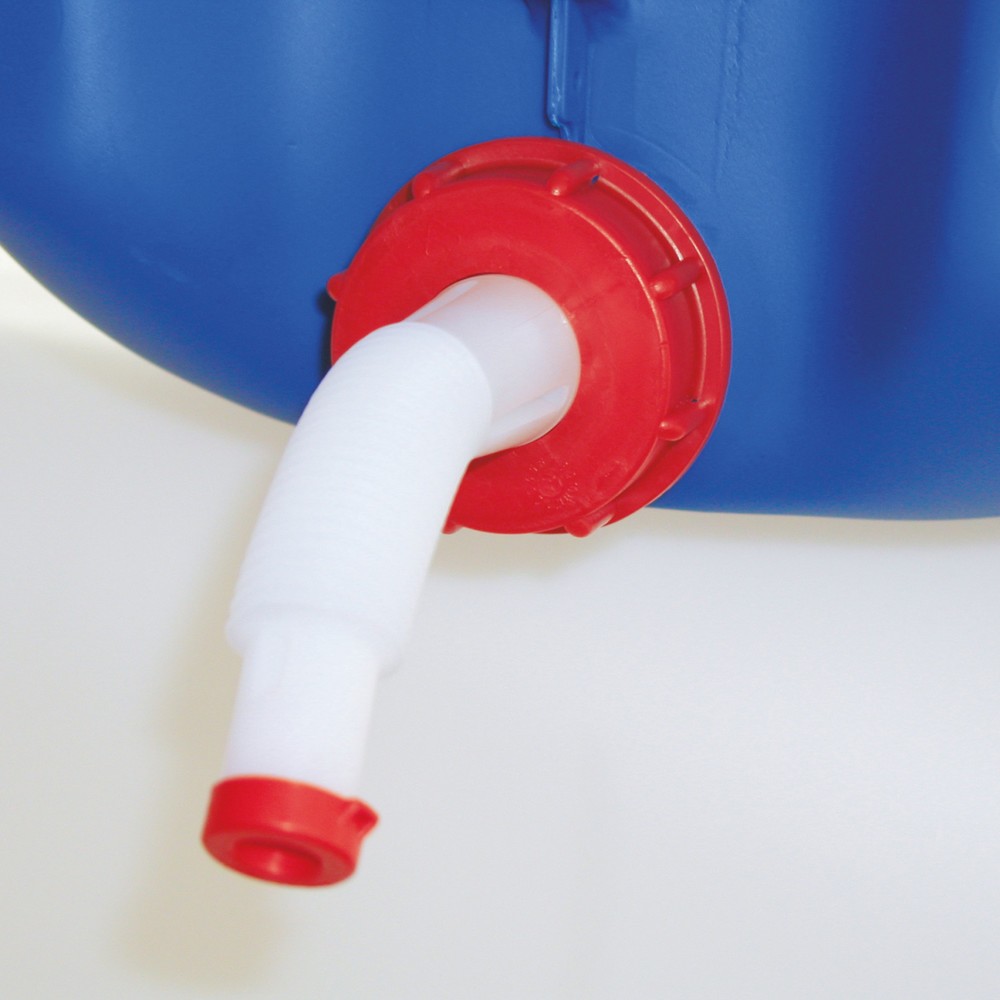 Image of Ausgiesser für Polyethylen-Kanister, -Fässer und -Tanks Diese Ausgiesser montieren Sie durch Aufschrauben schnell und einfach an Ihre Kanister. So lassen sich Flüssigkeiten leicht dosieren. Sämtliche Ausführungen der Kanister-Ausgiesser verfügen über ein 