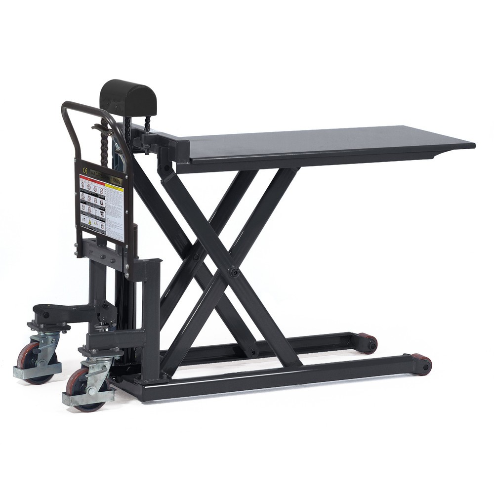 Image of  Langlebig: aus gekantetem und pulverbeschichtetem StahlblechAufsteck-Plattform für Scheren-Hubwagen fetra® Aufsteck-Plattform für Scheren-Hubwagen fetra®