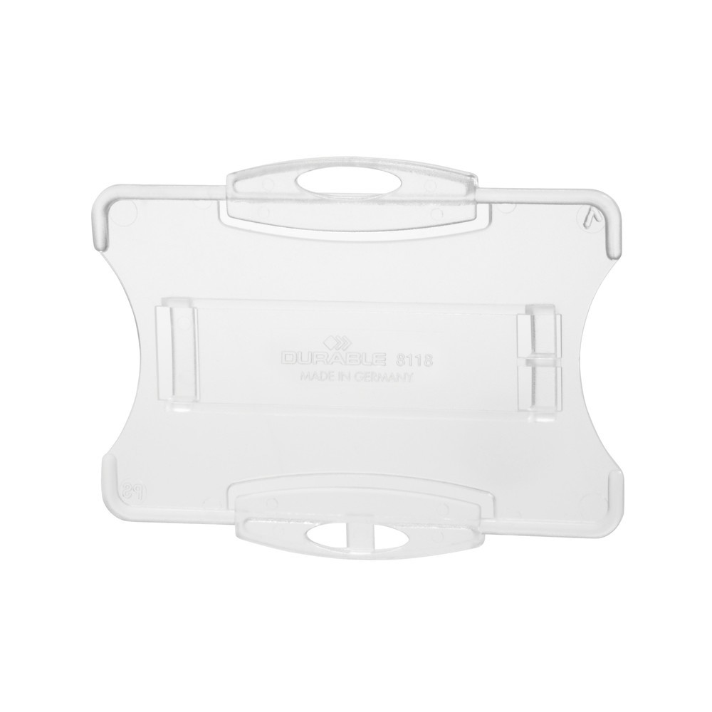 Image of  Kombinierbar mit Clip, Textilband oder JojoAusweishalter DURABLE für 1 Betriebsausweis Ausweishalter DURABLE für 1 Betriebsausweis