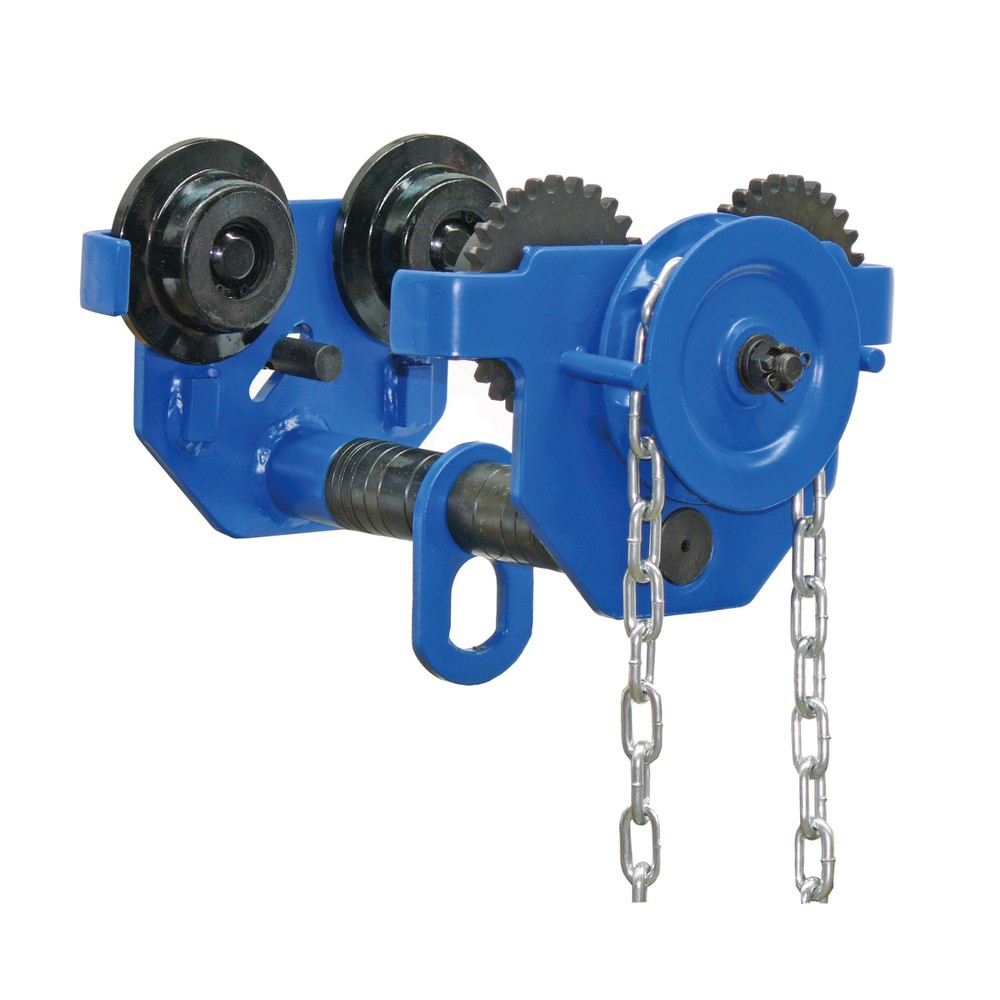 Image of  Gleichmässiger Lauf durch hohe FlanscheB-Ware Haspellaufkatze Modell GTM, TK 3.000kg B-Ware Haspellaufkatze Modell GTM, TK 3.000kg