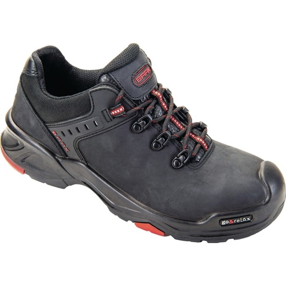 Image of  Norm: EN ISO 20345BAAK Sicherheitsschuh Brook Gr.41 schwarz/rot BAAK Sicherheitsschuh Brook Gr.41 schwarz/rot