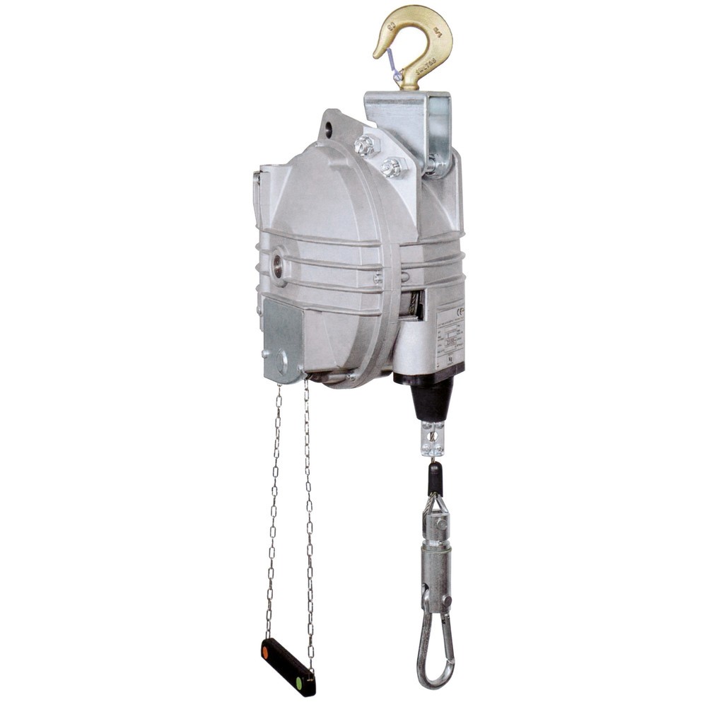 Image of Ein Balancer macht schwere Werkzeuge ganz leicht Der Balancer auch Gewichtsausgleicher genannt, erlaubt Ihnen ermüdungsfreies Arbeiten auch mit schweren Werkzeugen. Sie haben den Aluminium-Balancer mit einem Sicherheitshaken schnell montiert und hängen an