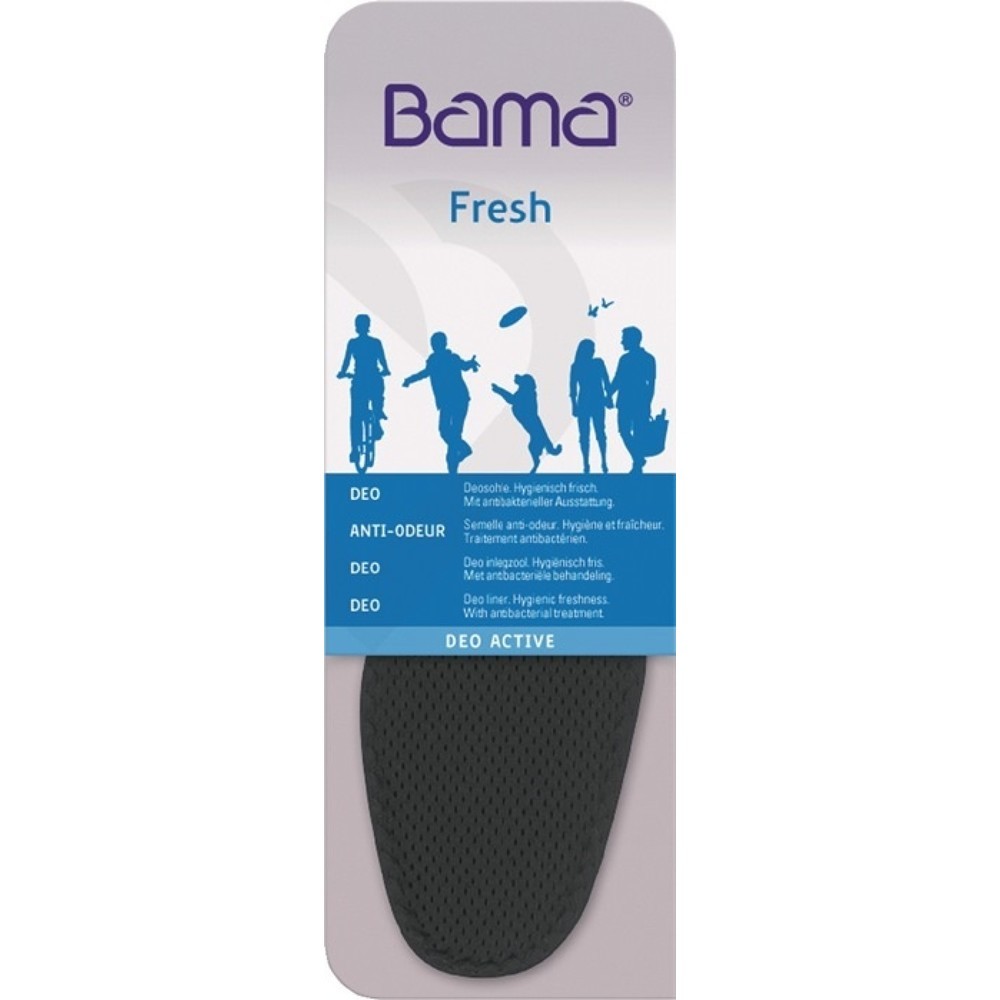 Image of  Weitere technische Eigenschaften Ausführung: hygienischBAMA Einlegesohle Deo Active Gr.39 schwarz BAMA Einlegesohle Deo Active Gr.39 schwarz