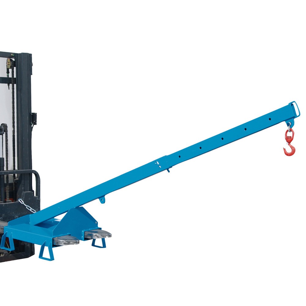 Image of Flexibler Teleskoplastarm als Gabelstaplererweiterung Mit einem Teleskoplader erweitern Sie die Reichweite Ihres Gabelstaplers sowohl in der Höhe als auch in der Länge. Das kommt Ihnen besonders beim Transport von Sperrgütern oder der Bestückung von hohen