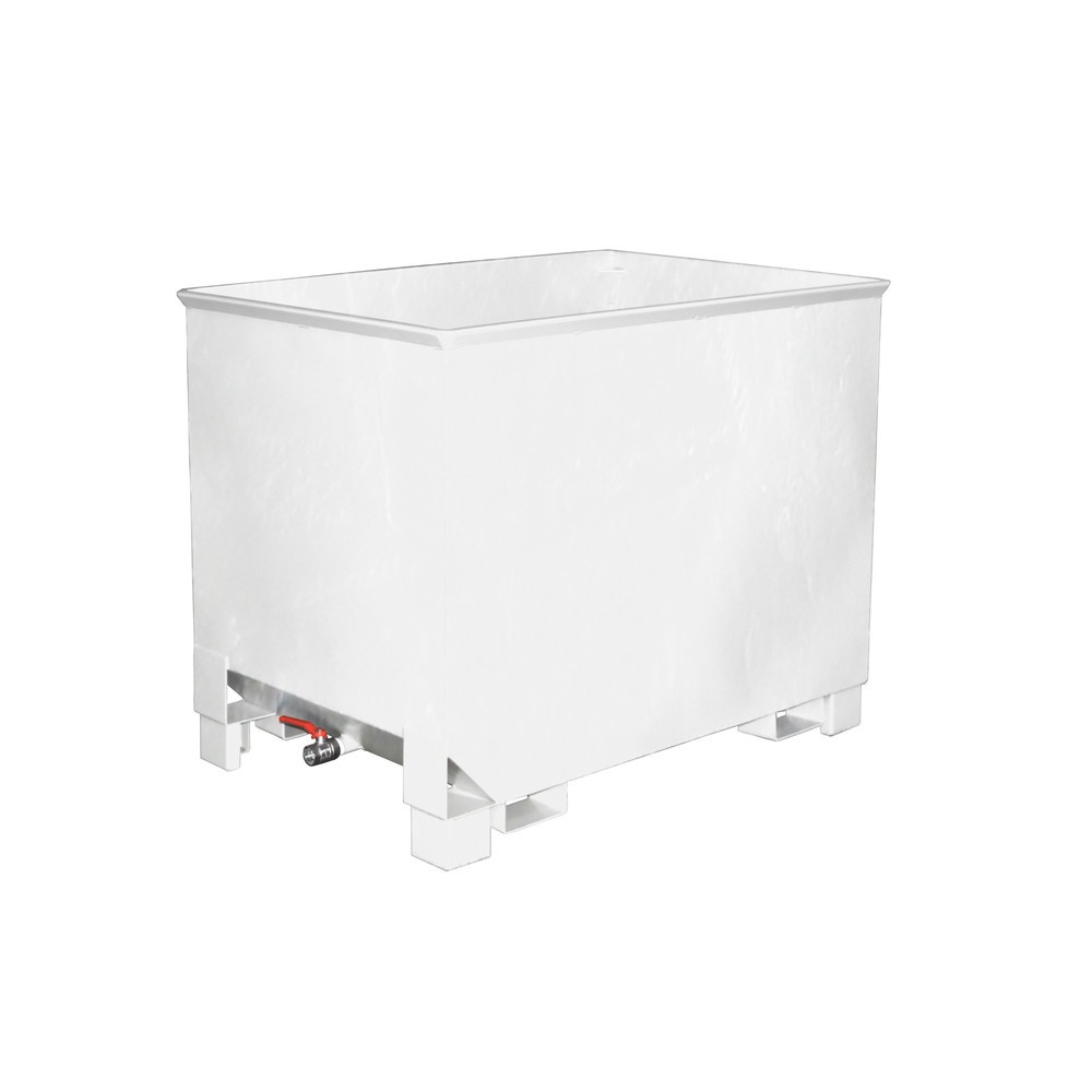 Image of Wertstoffe effektiv nutzen mit Späne-Stapelbehältern Die Späne-Stapelbehälter für Routenzüget unterstützen den betrieblichen Recycling- und Materialkreislauf. Bei der Produktion können Flüssigkeiten und Feststoffe gleichzeitig anfallen. Diese lassen sich 