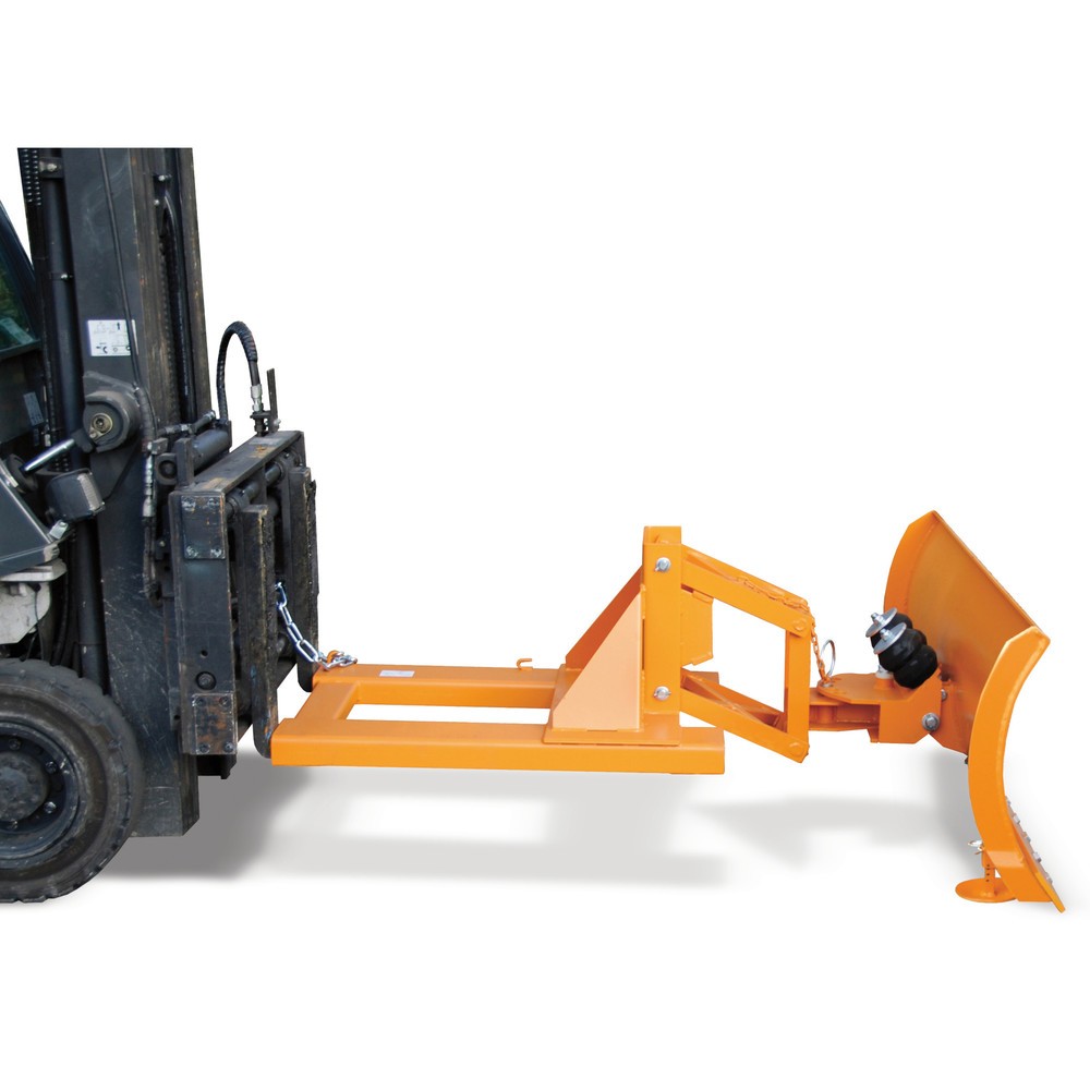 Image of Intelligenter Schneepflug für Gabelstapler Mit diesem Stapler-Schneepflug räumen Sie auch auf unebenen Fahrbahnoberflächen Wege frei. Die intelligente Pendelaufhängung des Räumschilds gleicht Niveau-Veränderungen automatisch aus. Ausserdem können Sie den 