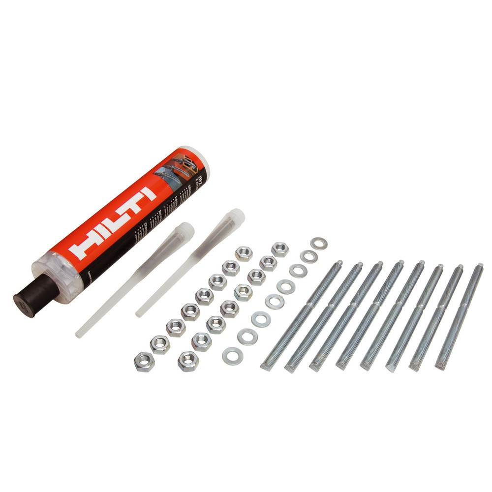 Image of  1 Kartusche Injektionsmörtel für noch mehr StabilitätBefestigungs-Set für SWING Federelemente Befestigungs-Set für SWING Federelemente