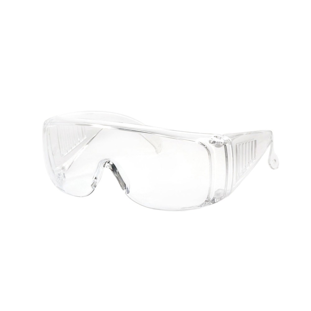 Image of Leichte Schutzbrille für Brillenträger und Besucher Ist das Tragen von Schutzbrillen aus arbeitsschutztechnischer Sicht vorgeschrieben, muss eine Schutzbrille für Brillenträger so konstruiert sein, dass darunter die Korrekturbrille getragen werden kann. D