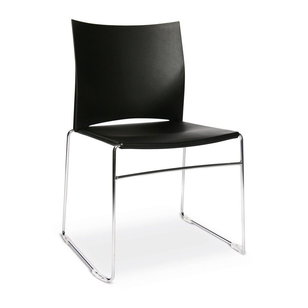 Image of Besucherstühle Topstar® W-Chair – für eine funktionale Bestuhlung Der Besucherstuhl aus Kunststoff eignet sich besonders zur Bestuhlung von Räumen, in denen mehrere Stühle nebeneinander platziert werden sollen. Die Möglichkeit der Reihenverbindung gewährl