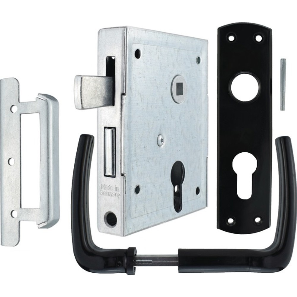 Image of  Material: StahlBEVER Universal-Kastenschloss 89 BK / PK, hebende Falle, DIN links / rechts BB, Dornmass 60 mm BEVER Universal-Kastenschloss 89 BK / PK, hebende Falle, DIN links / rechts BB, Dornmass 60 mm