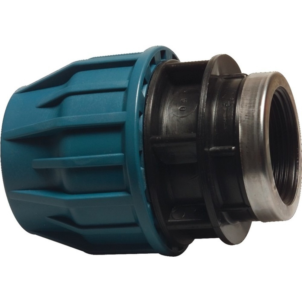 Image of  Farbe: schwarz/blauBEVO Klemmkupplung Jason, 16 bar, 25 mm x 3/4 ″, Klemm x Innengewinde BEVO Klemmkupplung Jason, 16 bar, 25 mm x 3/4 ″, Klemm x Innengewinde