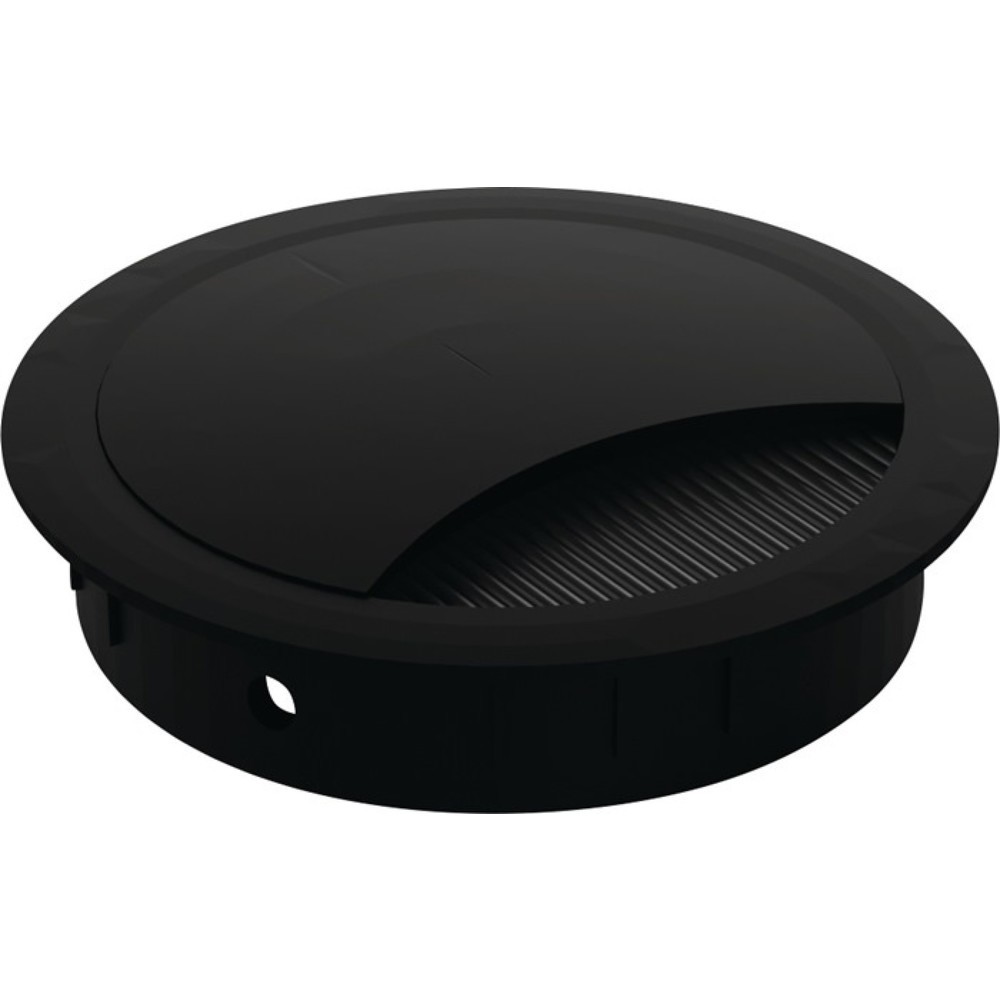 Image of  Aussen-Ø: 67mmBMB Kabeldurchführung EXIT R, Kunststoff schwarz, 12/144, Einlass-Ø 80 mm BMB Kabeldurchführung EXIT R, Kunststoff schwarz, 12/144, Einlass-Ø 80 mm