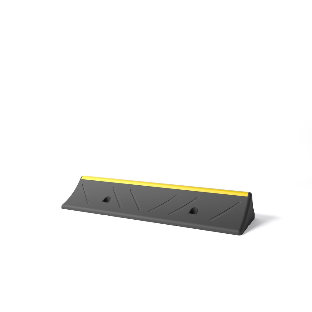 Image of  Nachhaltig hergestellt aus recycelten Reifen BOPLAN® LKW-Reifenstopper Wheel Stop L, LxBxH 1.000 x 300 x 150 mm BOPLAN® LKW-Reifenstopper Wheel Stop L, LxBxH 1.000 x 300 x 150 mm