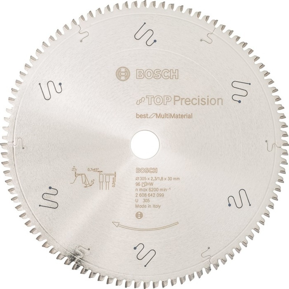 Image of  Epoxy und HolzBOSCH Kreissägeblatt AD 305mm Z.96 HLTCG Bohr.30mm Schnitt-B.2,3mm BOSCH Kreissägeblatt AD 305mm Z.96 HLTCG Bohr.30mm Schnitt-B.2,3mm