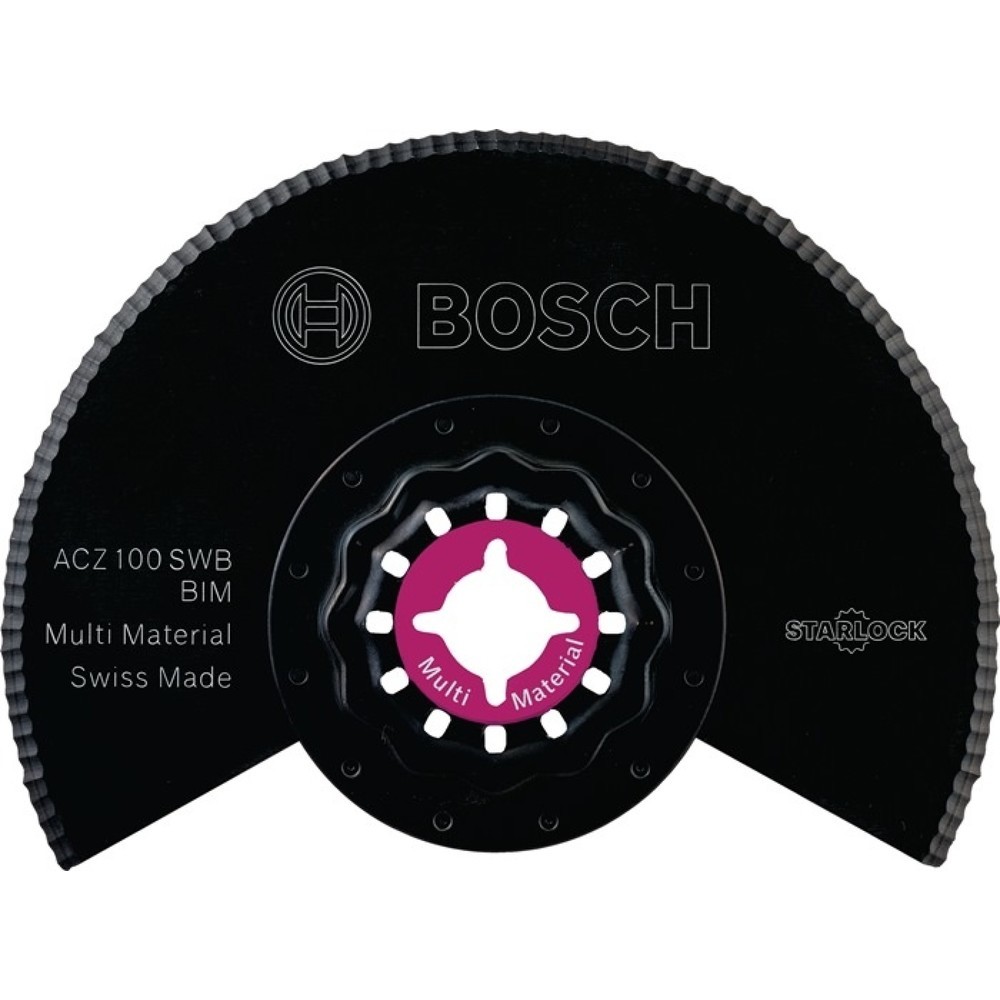 Image of  Material: BIMBOSCH Segmentwellenschliffmesser ACZ 100 SWB, BIM Starlock, Ø 100 mm BOSCH Segmentwellenschliffmesser ACZ 100 SWB, BIM Starlock, Ø 100 mm