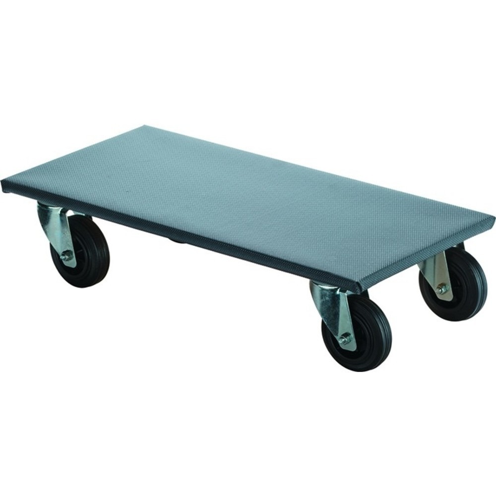 Image of  Material Gehäuse: StahlblechBS ROLLEN Transportroller, L600 mm B300 mm, Rad-Ø 100 mm 250 kg, Vollgummi mit Rutschschutzbelag BS ROLLEN Transportroller, L600 mm B300 mm, Rad-Ø 100 mm 250 kg, Vollgummi mit Rutschschutzbelag