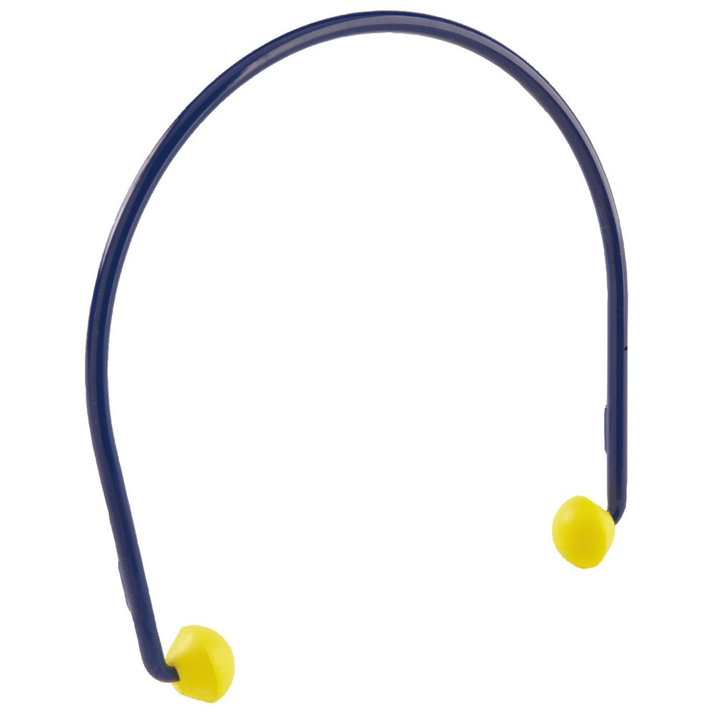 Image of Ohrstöpsel mit Bügel sind jederzeit einsetzbar Der Bügel-Gehörschutzstöpsel 3M™ E-A-R Caps™ ist ideal geeignet für Arbeitsbereiche, in denen ein häufiges Auf- und Absetzen des Gehörschutzes notwendig ist. Der innovative Scharnier-Kopfbügel lässt sich in v