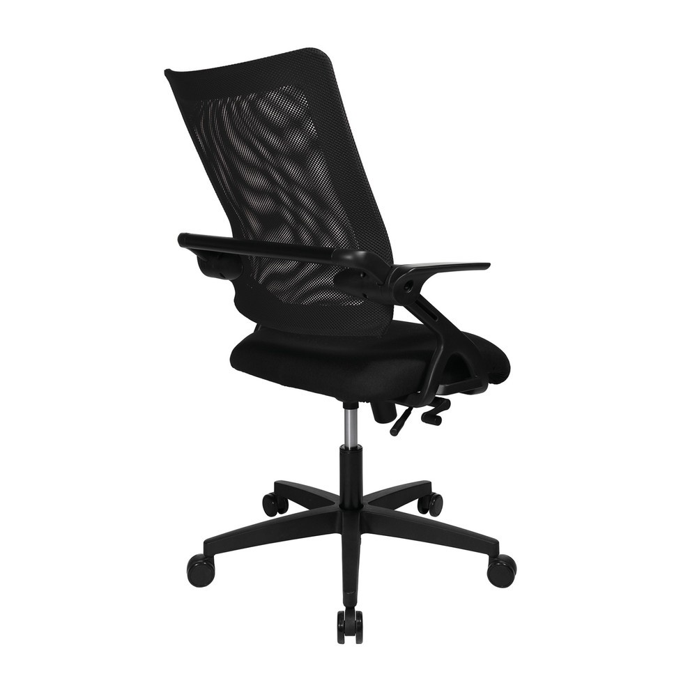 Image of Komfortabler Bürodrehstuhl mit Armstützen Der Bürodrehstuhl Topstar® New S´move verfügt über eine ansprechende Optik, sowie über einen guten Komfort. Dank der Rückenlehne, die mit einem Netzbezug bespannt ist, ist diese atmungsaktiv. Sie lässt sich durch 