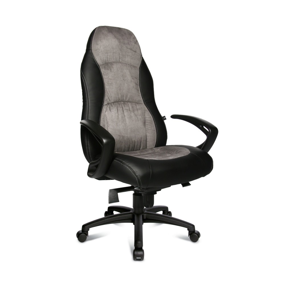 Image of Chefsessel mit sportlichem Komfortsitz und Ergonomie-Extras Der Bürodrehstuhl Topstar® Speed Chair begeistert neben arbeitsentlastenden Funktionen vor allem durch sein sportliches Design. Durch die breitere Formgebung im Bereich der Lendenwirbel ist die R