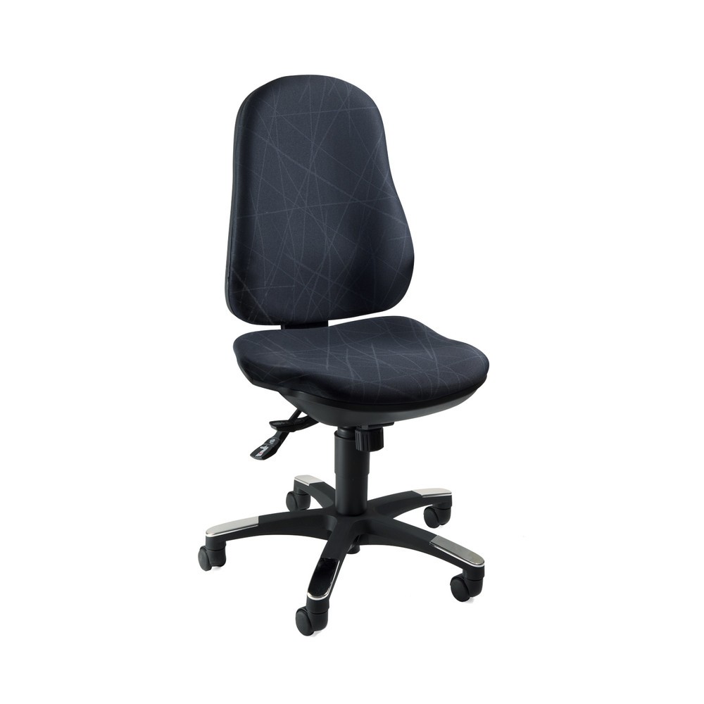 Image of Konzentriertes Arbeiten auf dem Bürodrehstuhl Trend SY 10 Der ergonomisch geformte Bürodrehstuhl Trend SY 10 ermöglicht Ihnen, auch nach stundenlangem Sitzen noch hochkonzentriert weiterzuarbeiten. Durch seine in der Sitzlehne eingearbeitete Lendenwirbels