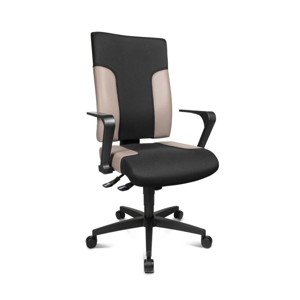 Image of Drehstuhl mit zahlreichen Sitzeinstellungen für ergonomisches Arbeiten Mit einem ergonomischen Schreibtischstuhl fängt effizientes Arbeiten im Büro an – und der Bürodrehstuhl Topstar® TWO 20 bringt viele sinnvolle Features hierfür mit: Seine höhenverstell