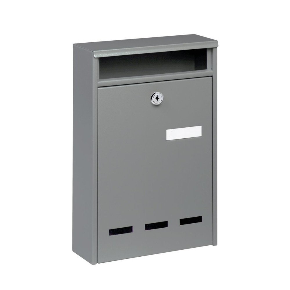 Image of  Einwurf (B x H): 185 x 35 mmBURG-WÄCHTER Anlagen-Briefkasten Wismar 771 GRA BURG-WÄCHTER Anlagen-Briefkasten Wismar 771 GRA