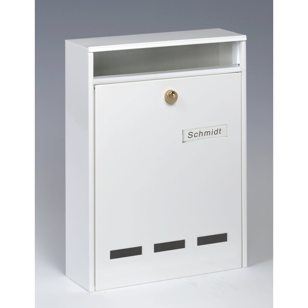 Image of  Einwurf (B x H): 225 x 35 mmBURG-WÄCHTER Anlagen-Briefkasten Wismar 772 W BURG-WÄCHTER Anlagen-Briefkasten Wismar 772 W